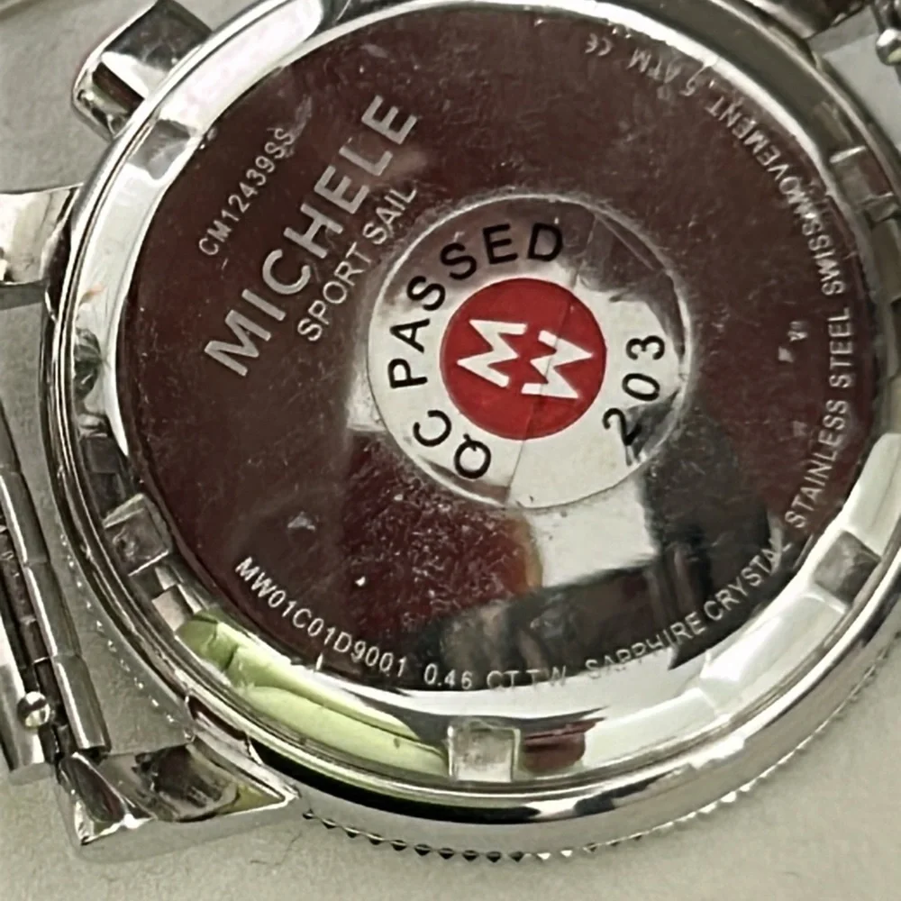 Michele Sport Collection Sport Sail Diamond Watch NIB